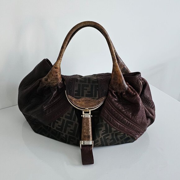 FENDI Zucca Tortuga Spy Bag -LIMITED EDITION! VINTAGE! - Picture 2 of 16